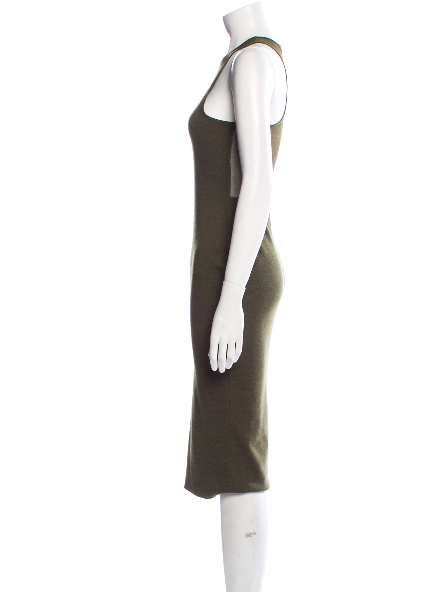 Tom Ford Virgin Wool Midi Length Dress