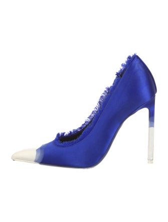 Tom Ford Satin Raw-Edge Trim Pumps
