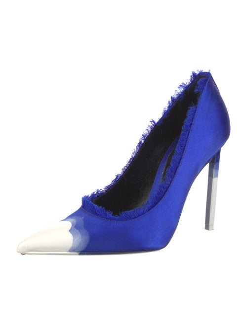 Tom Ford Satin Raw-Edge Trim Pumps