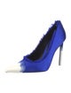Tom Ford Satin Raw-Edge Trim Pumps