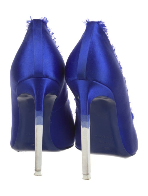 Tom Ford Satin Raw-Edge Trim Pumps