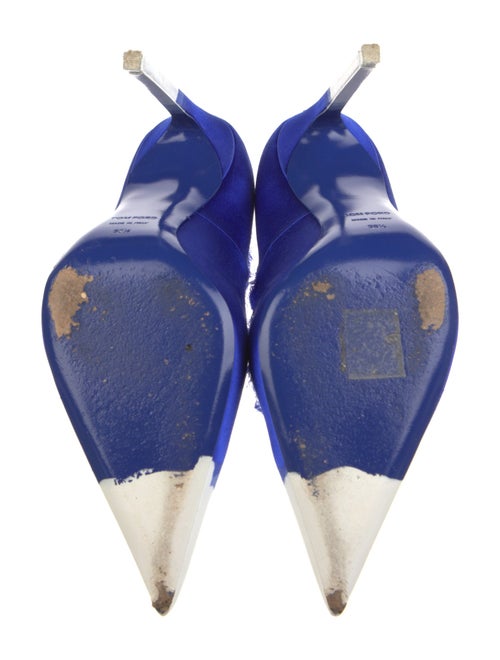 Tom Ford Satin Raw-Edge Trim Pumps