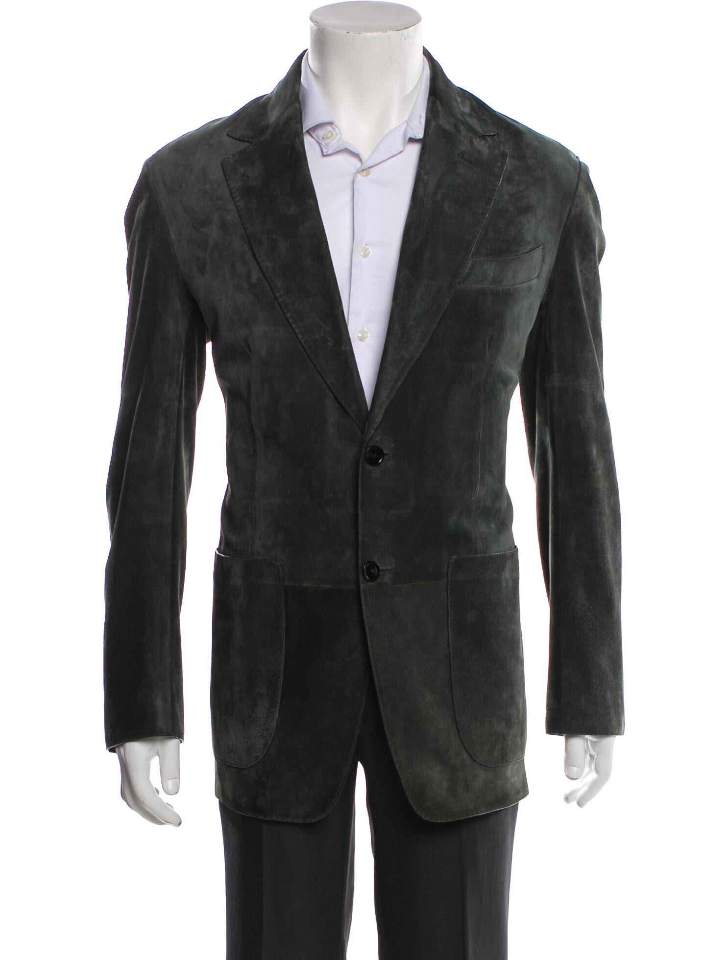 Tom Ford Calf Leather Overcoat