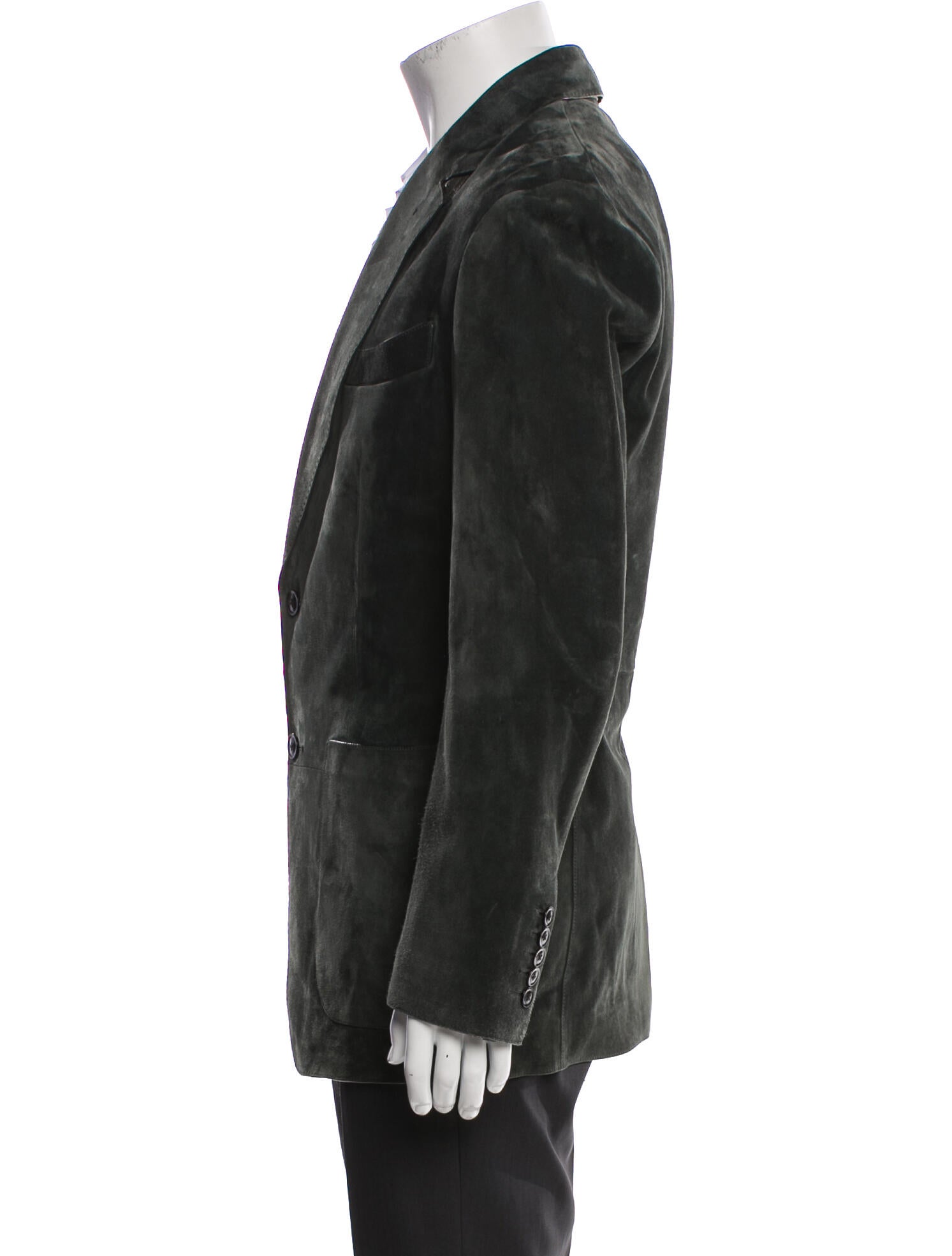 Tom Ford Calf Leather Overcoat