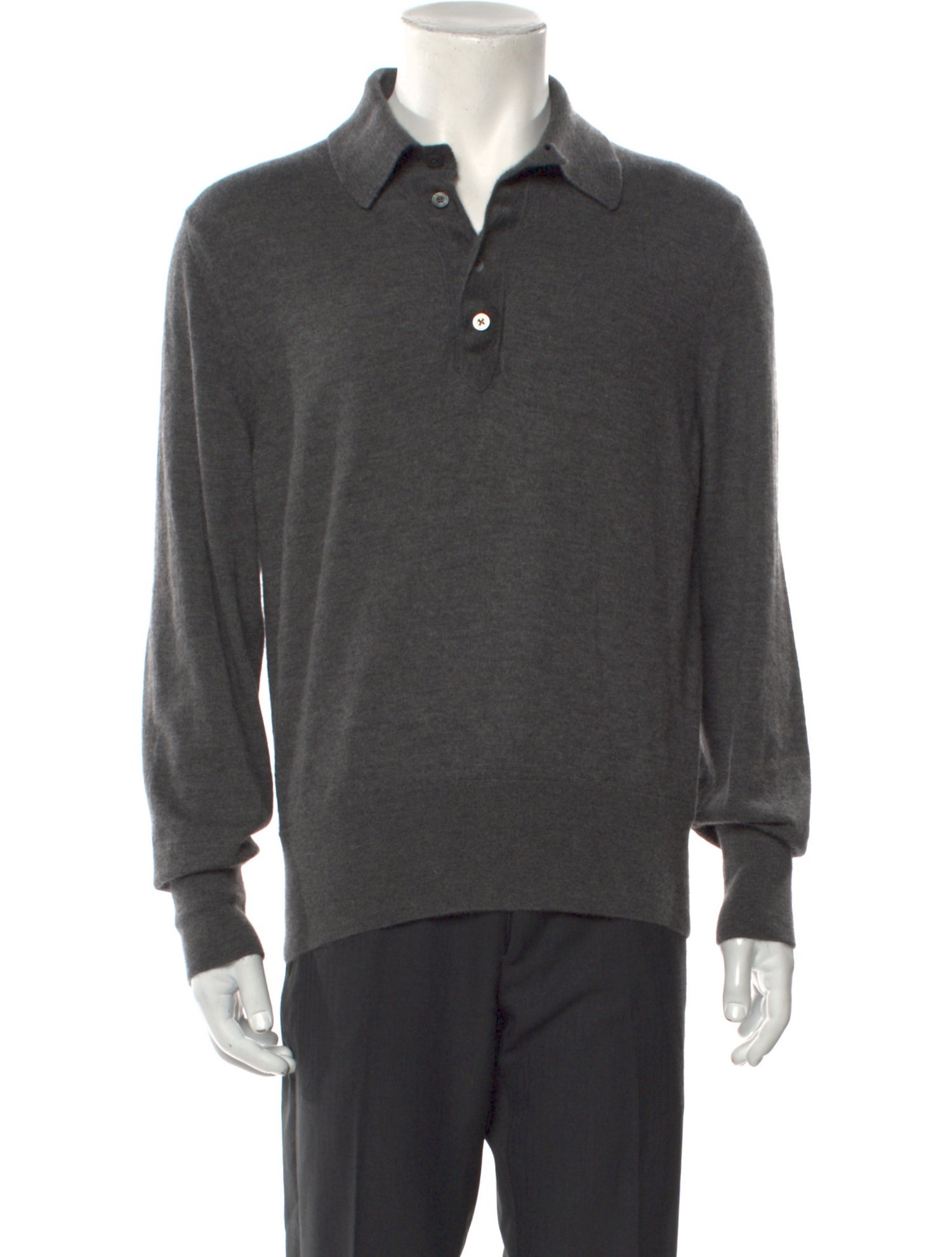 Tom Ford Cashmere Collar Polo Sweater