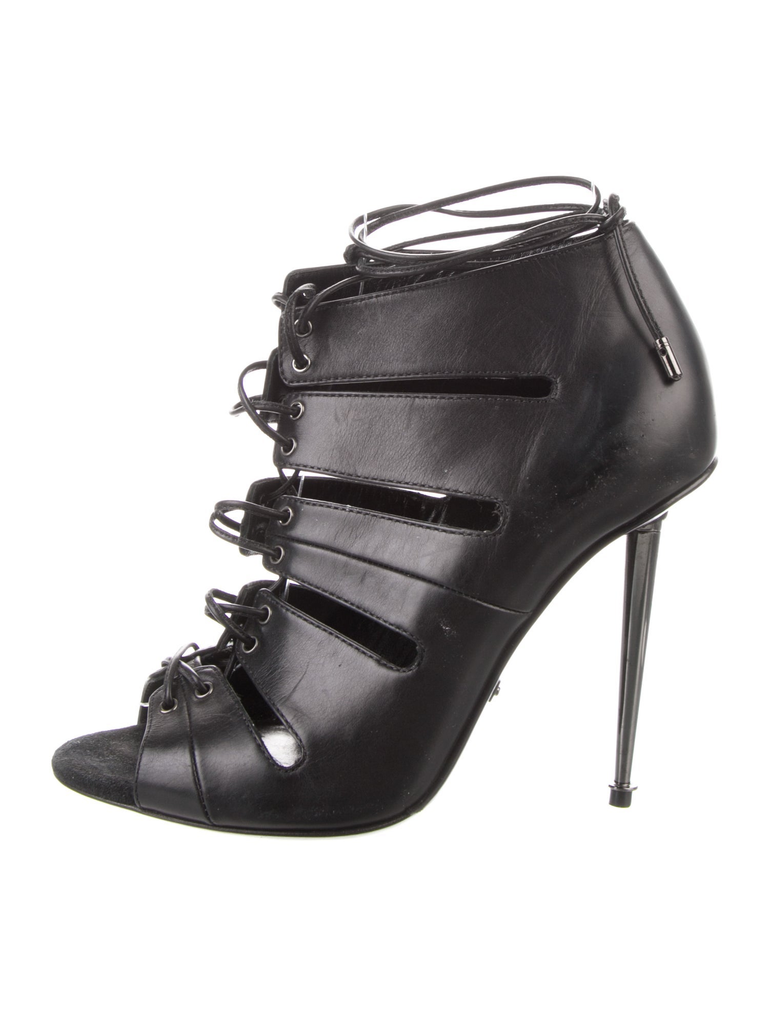 Tom Ford Leather Lace-Up Boots