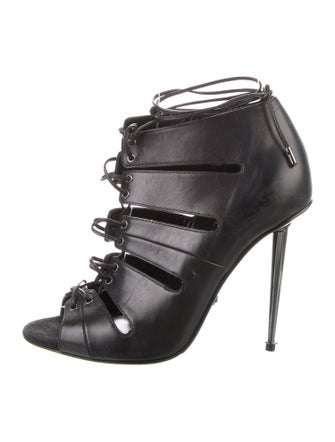 Tom Ford Leather Lace-Up Boots