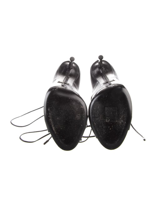 Tom Ford Leather Lace-Up Boots