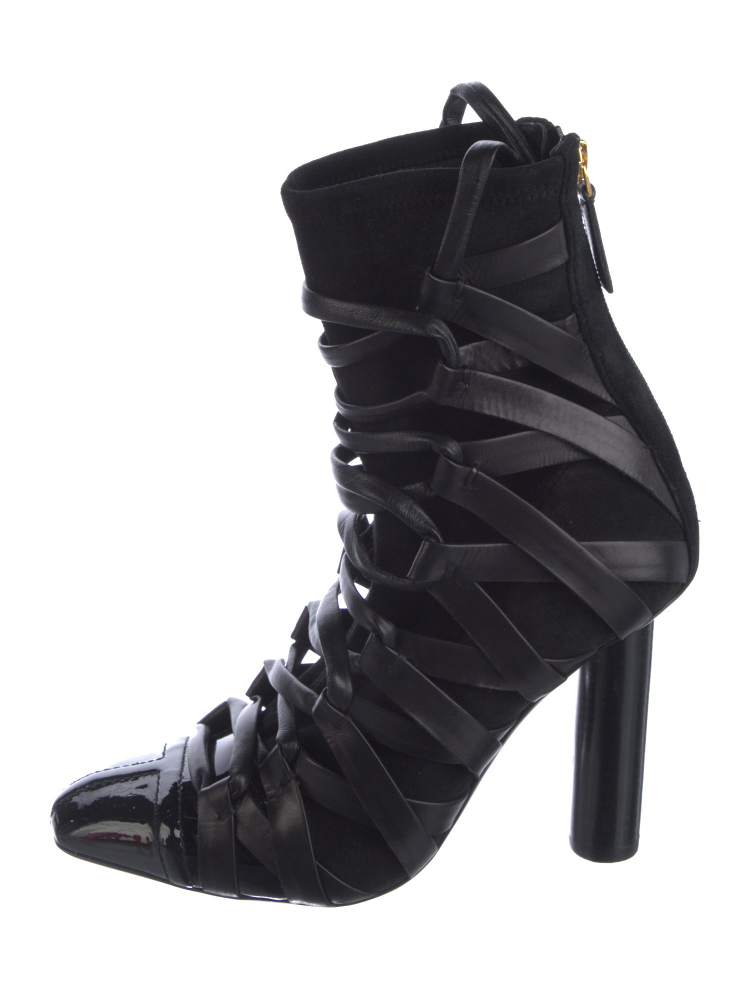 Tom Ford Leather Lace-Up Boots