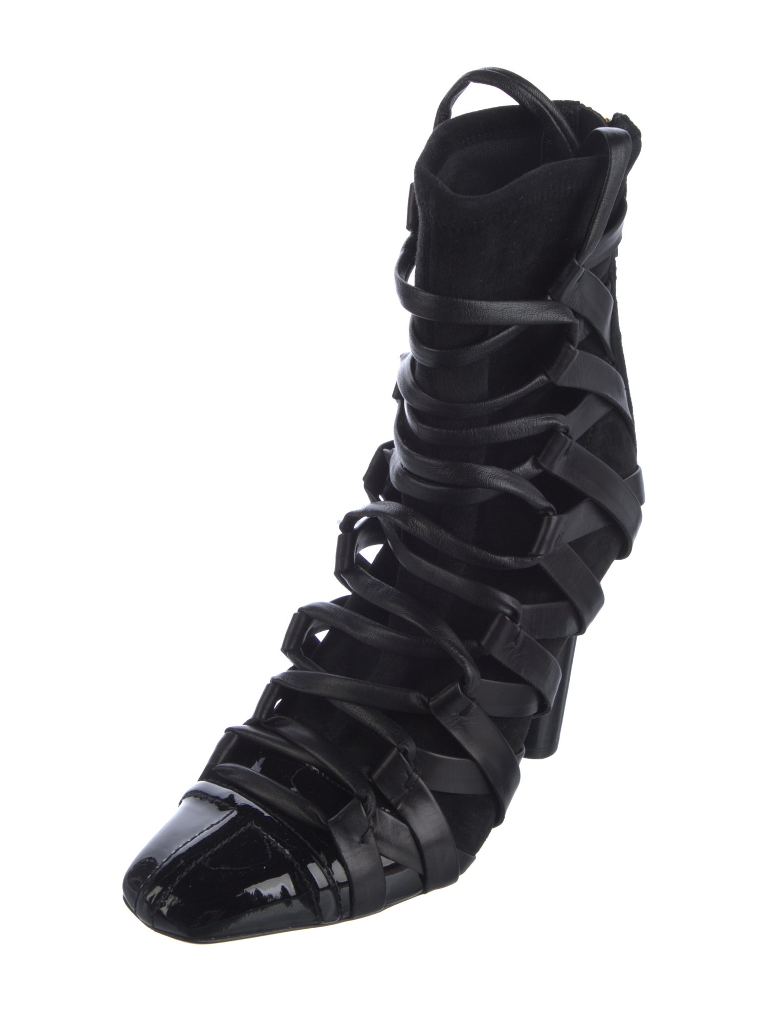 Tom Ford Leather Lace-Up Boots