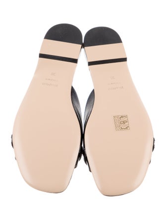 Tom Ford Embossed Leather Slides