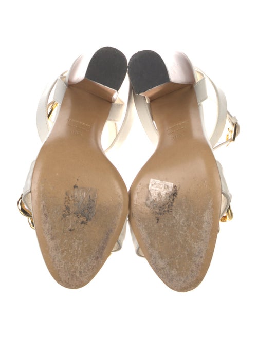 Tom Ford Leather Chain-Link Accents Sandals