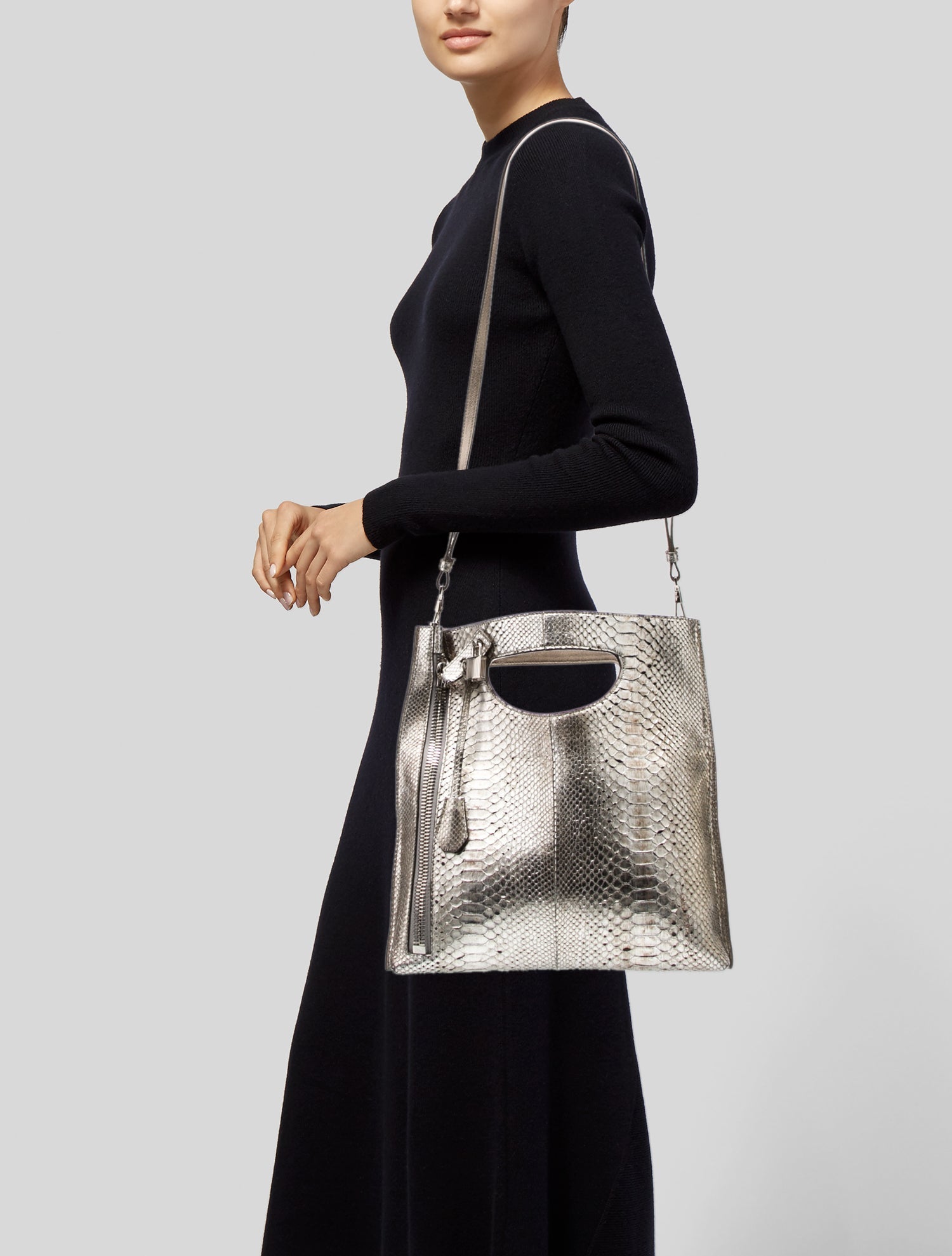 Tom Ford Python Top Handle Bag