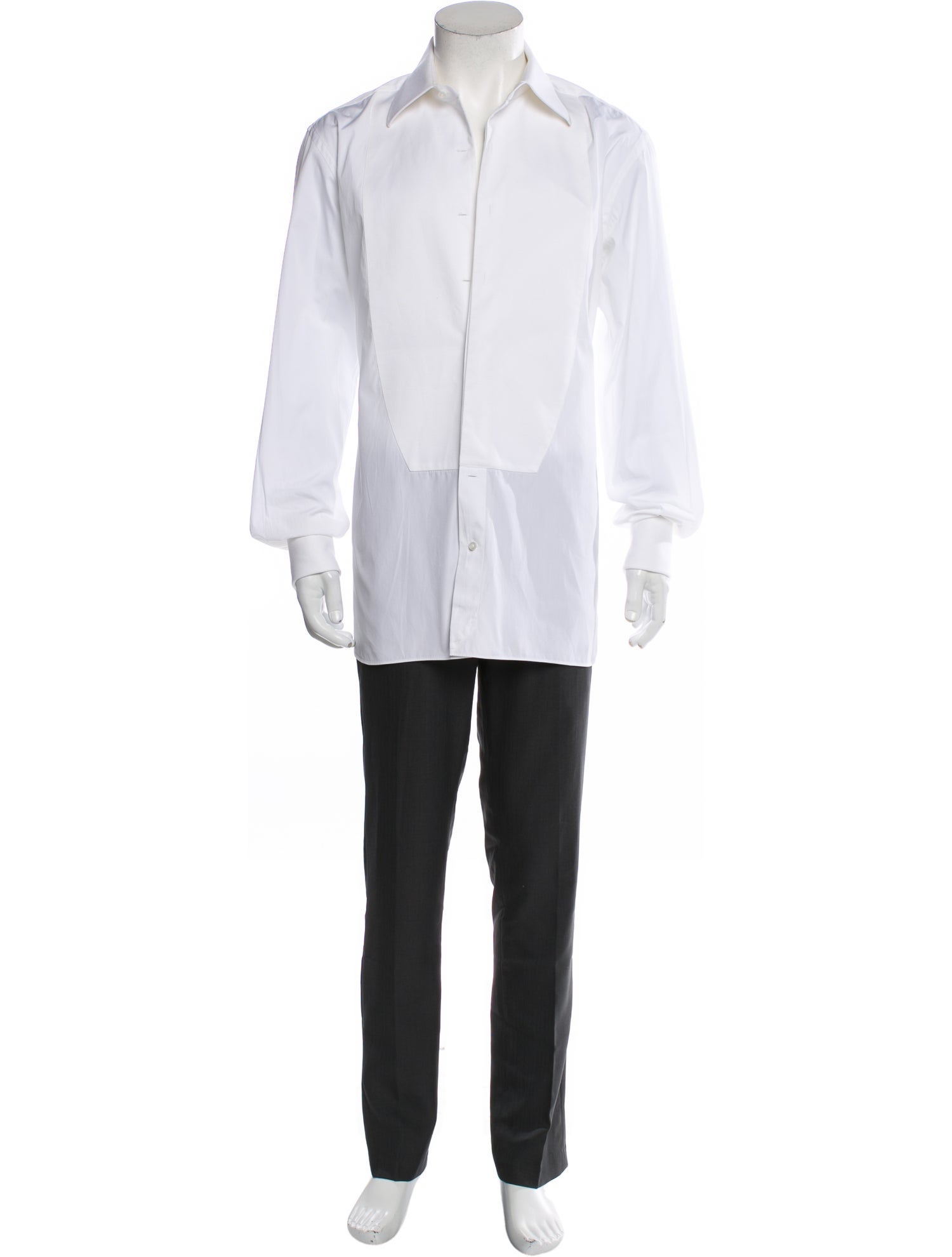 Tom Ford Long Sleeve Tuxedo Shirt