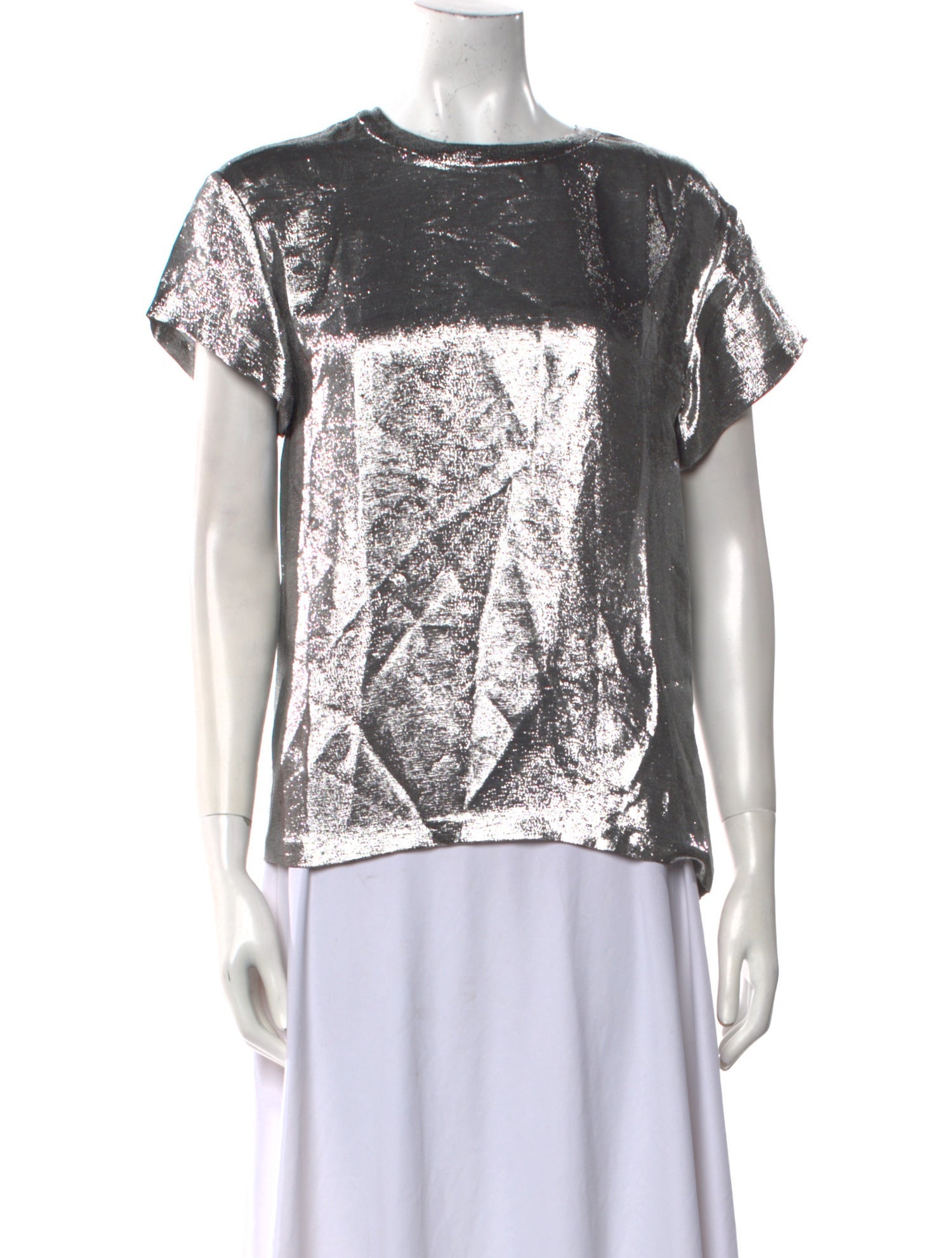 Tom Ford Silk Bateau Neckline T-Shirt