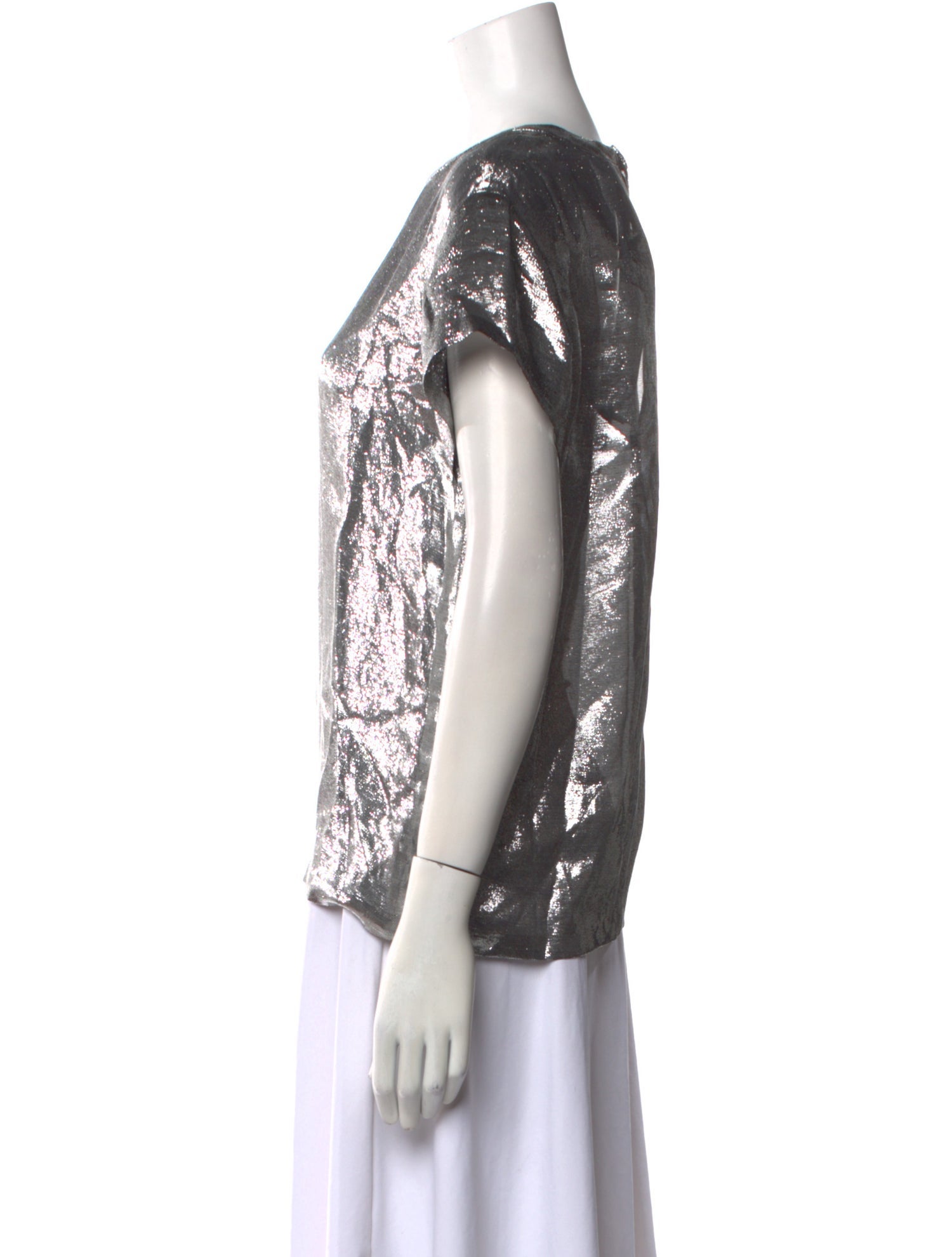 Tom Ford Silk Bateau Neckline T-Shirt