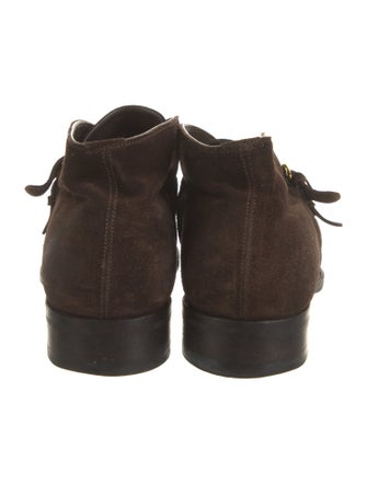 Tom Ford Suede Monk Straps