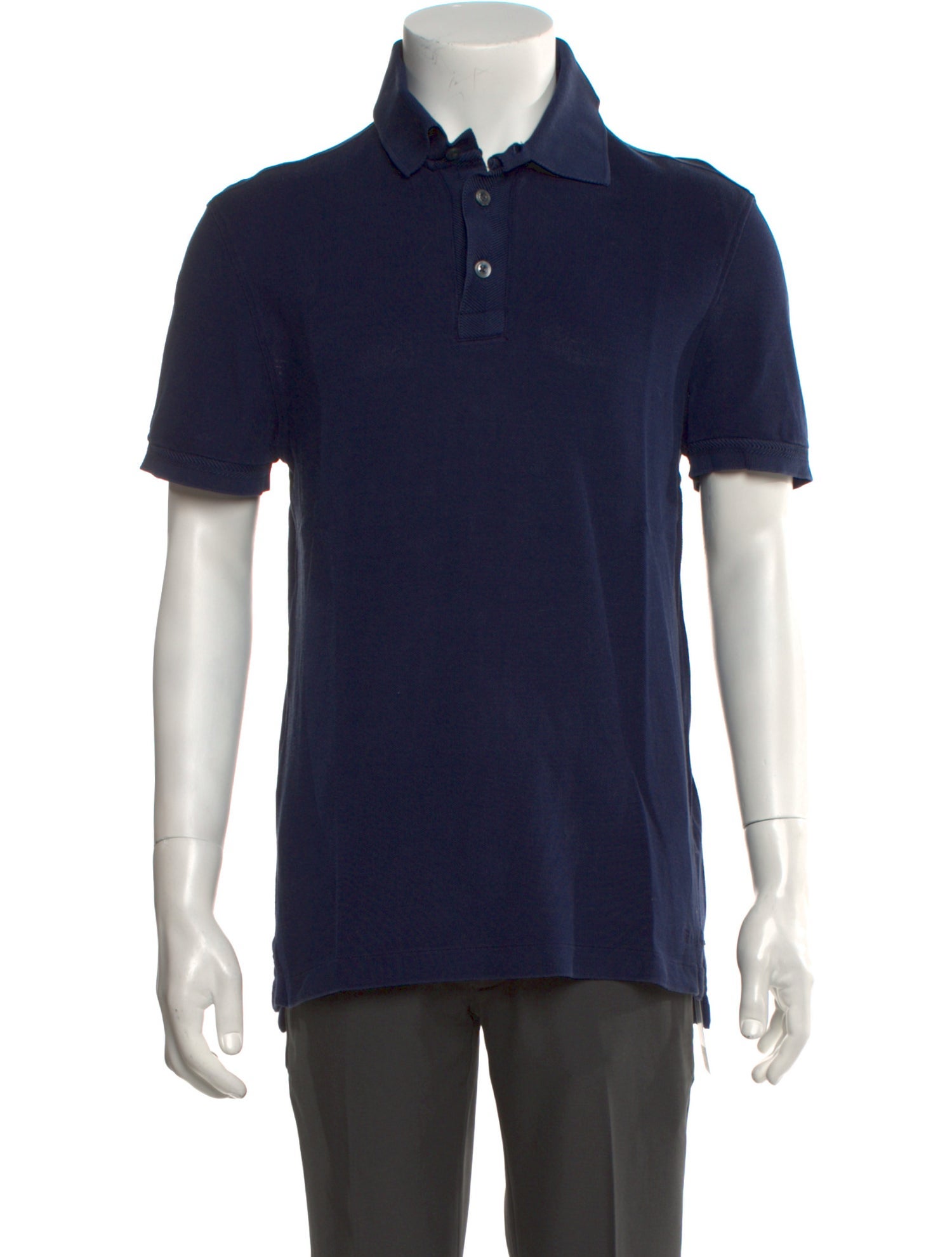 Tom Ford Collar Short Sleeve Polo Shirt