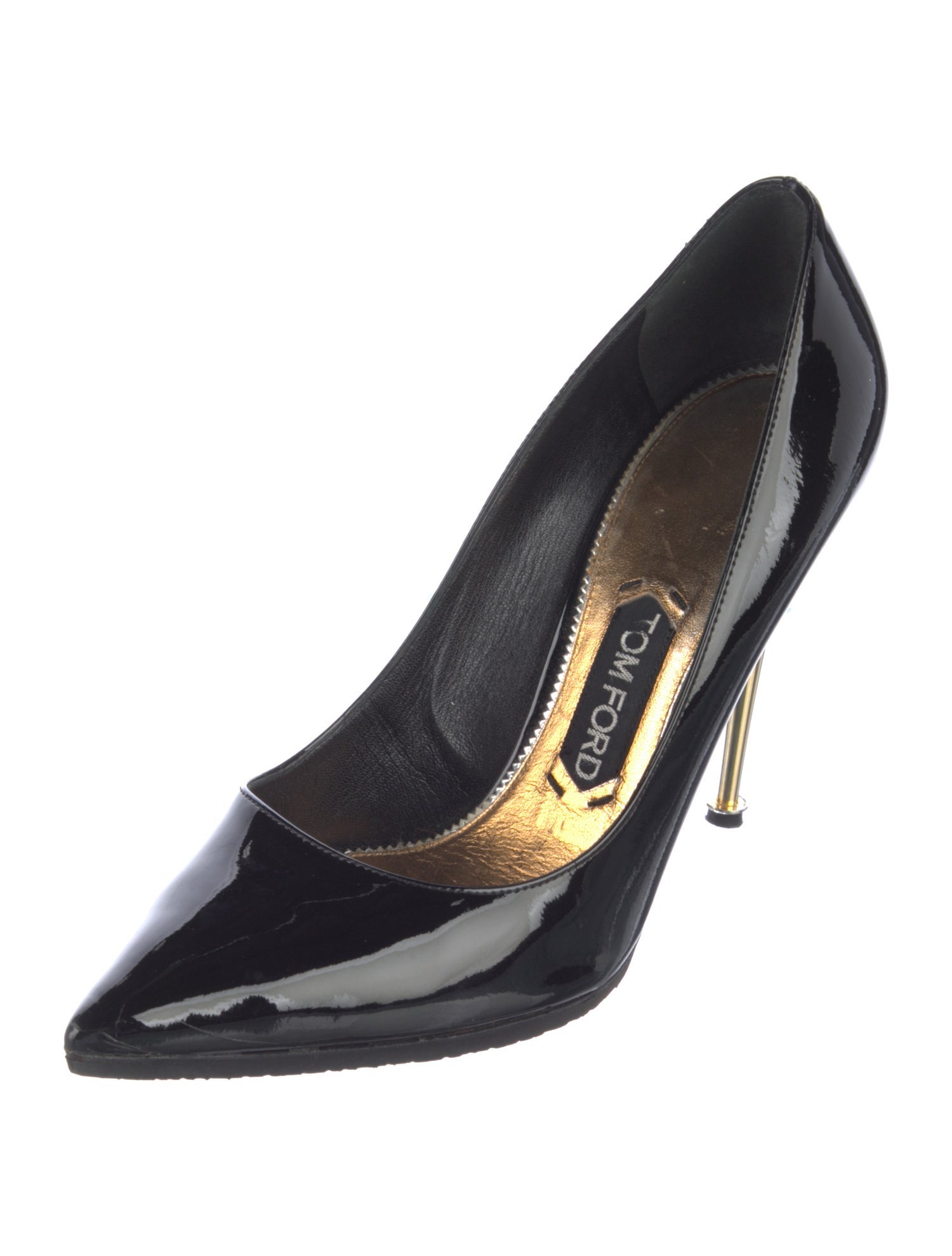 Tom Ford Patent Leather Printed Pumps