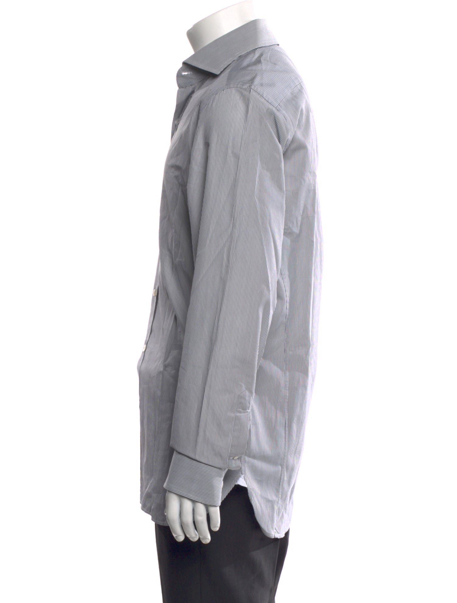 Tom Ford Striped Long Sleeve Dress Shirt