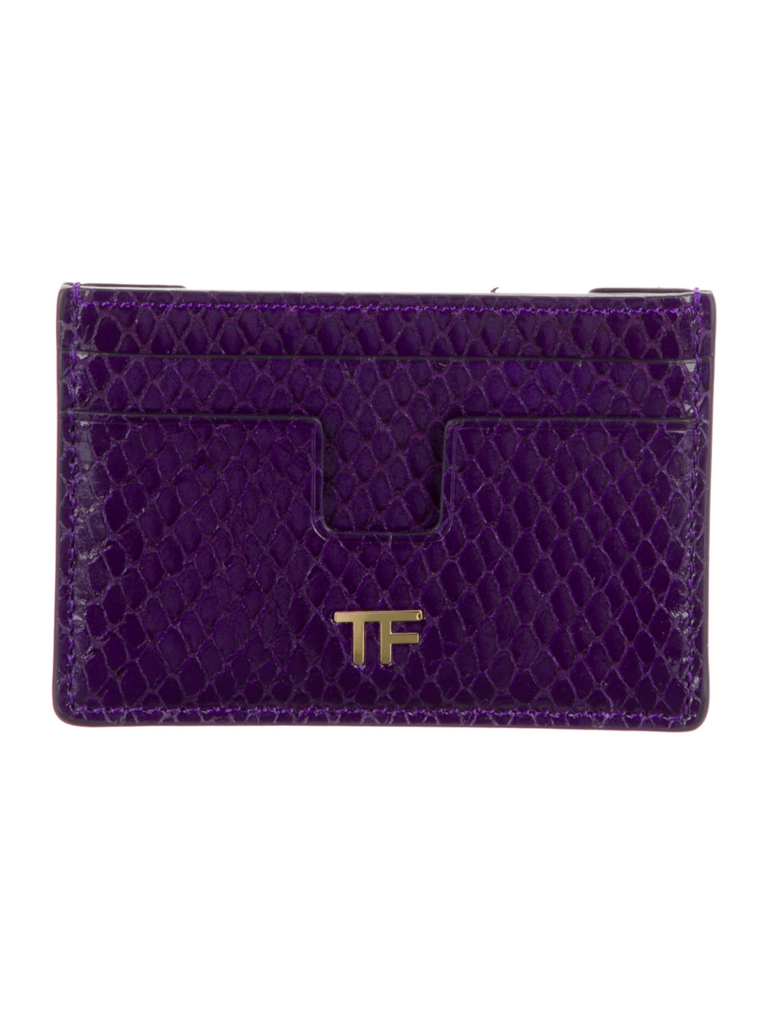 Tom Ford Embossed Leather Card Holder