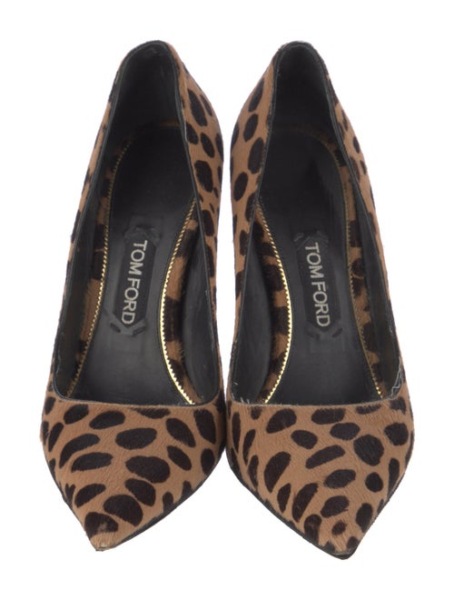 Tom Ford Ponyhair Animal Print Pumps