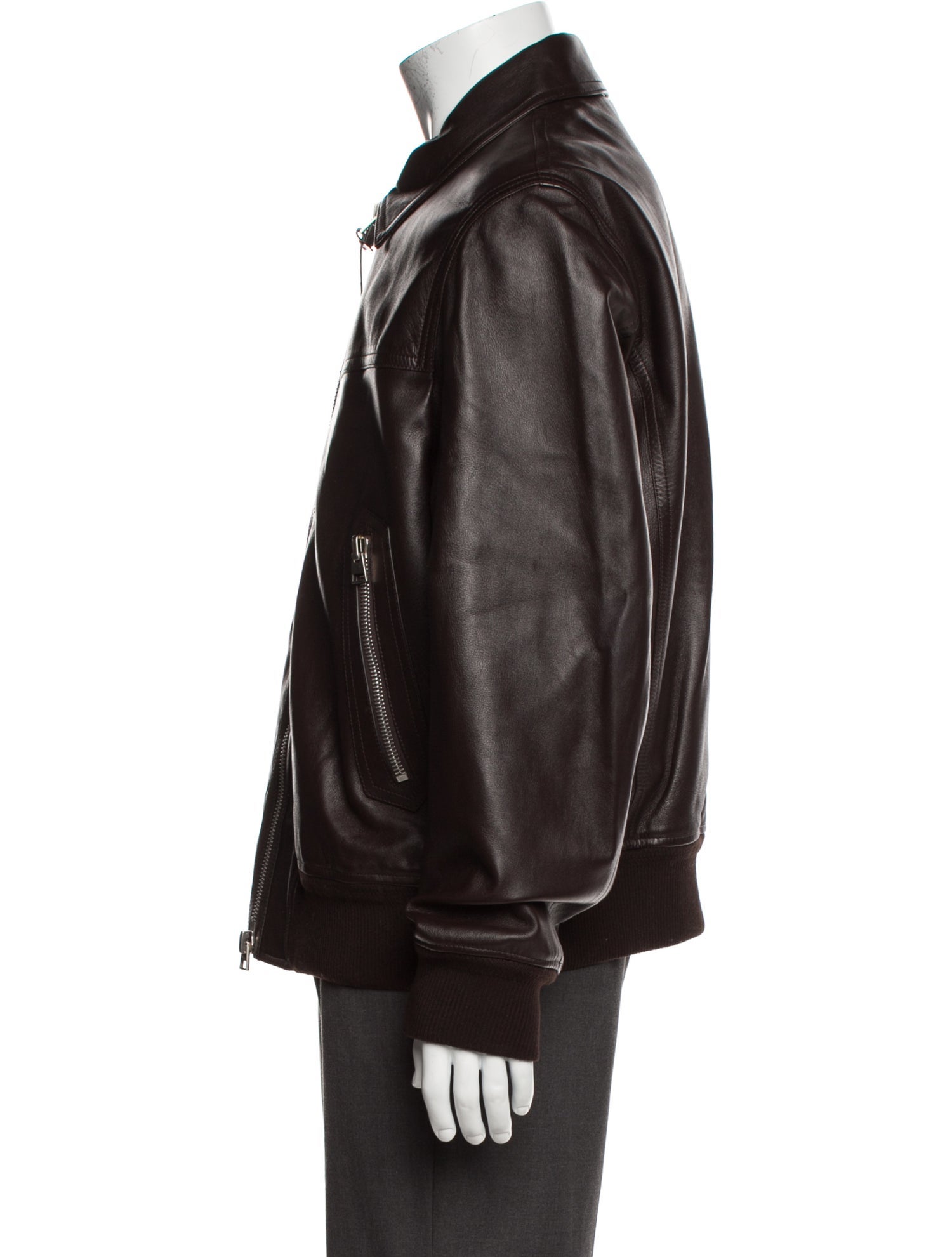 Tom Ford Lamb Leather Bomber Jacket