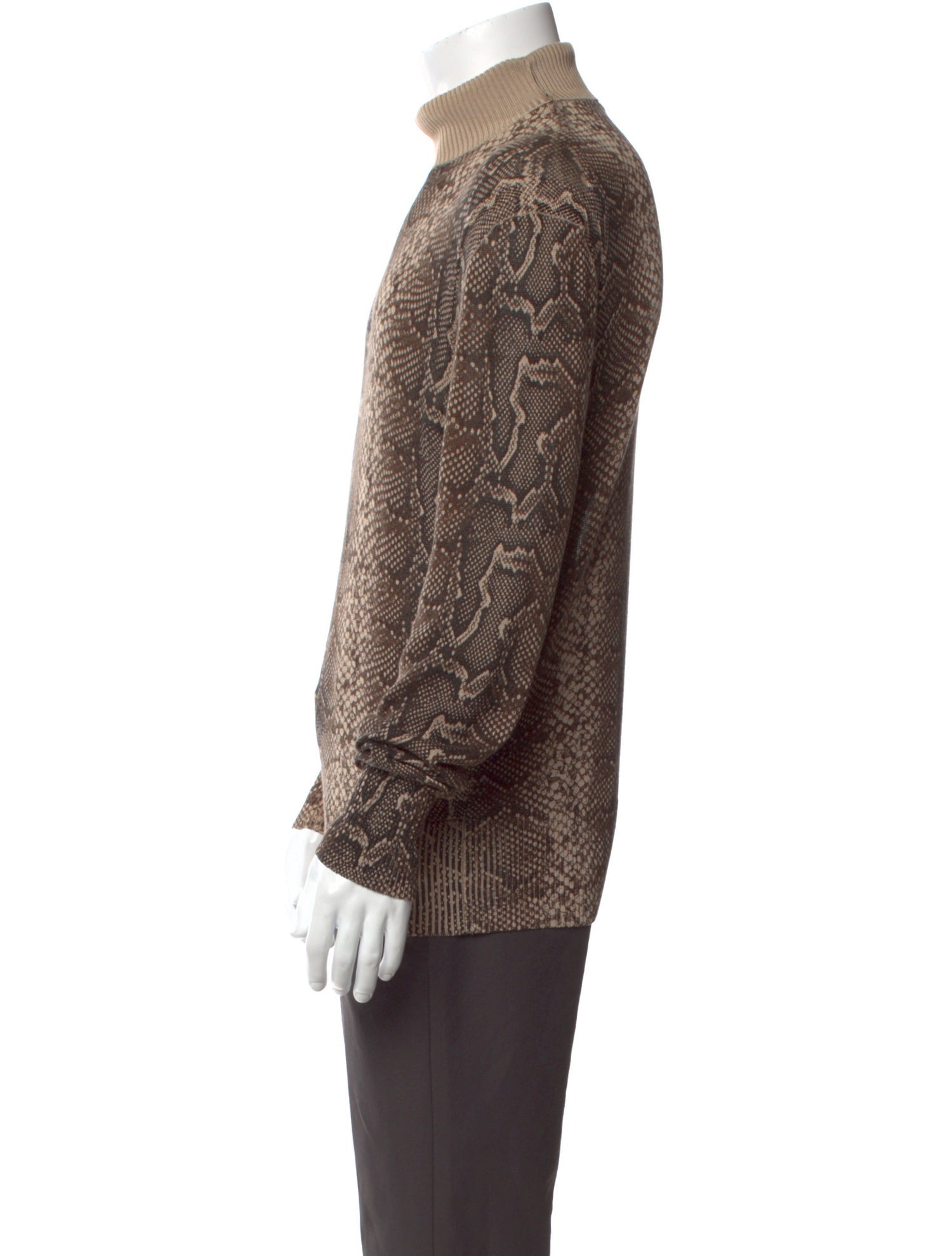 Tom Ford Silk Animal Print Pullover