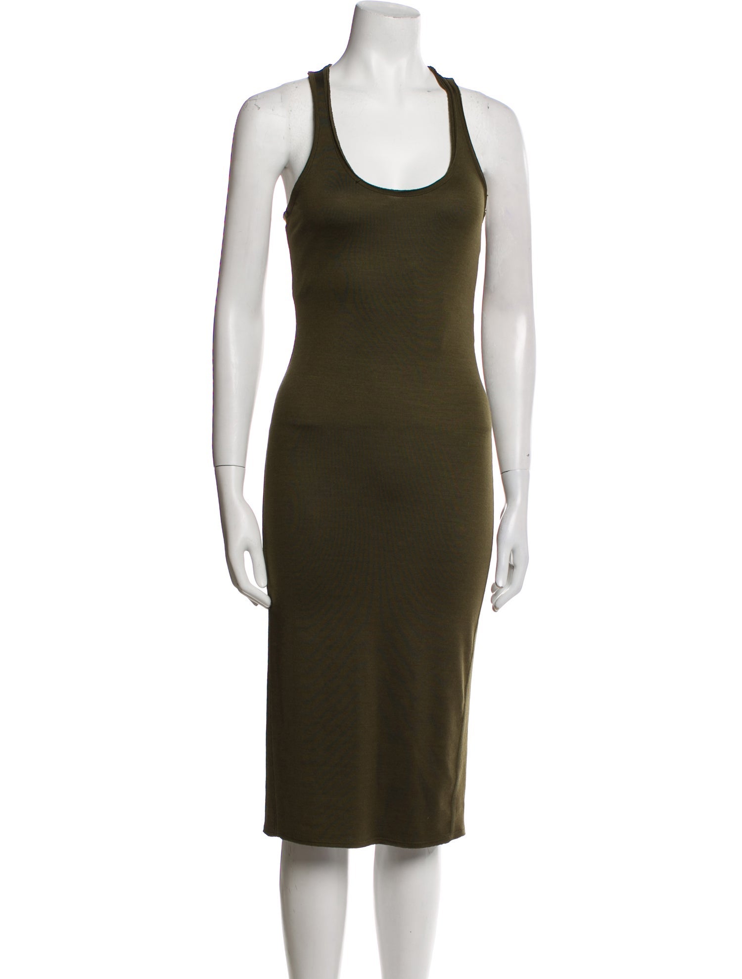 Tom Ford Virgin Wool Midi Length Dress