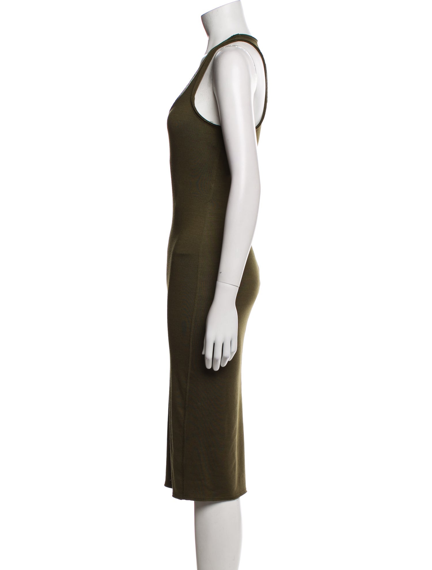 Tom Ford Virgin Wool Midi Length Dress