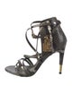 Tom Ford Snakeskin Animal Print Sandals