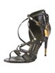 Tom Ford Snakeskin Animal Print Sandals