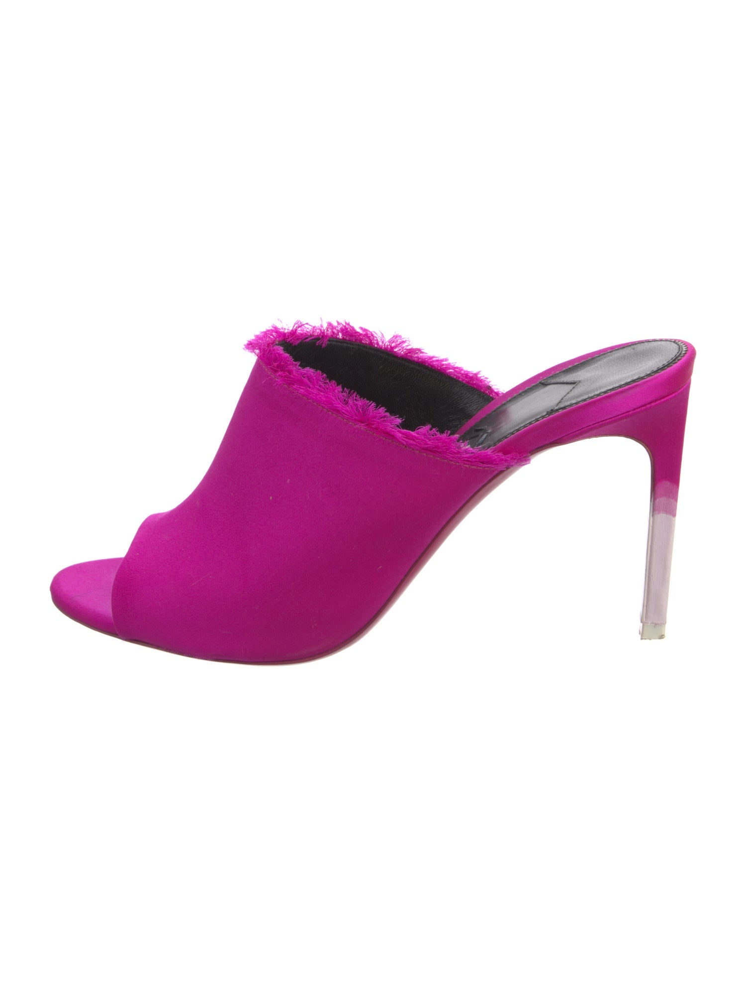 Tom Ford Satin Fringe Trim Accent Slides