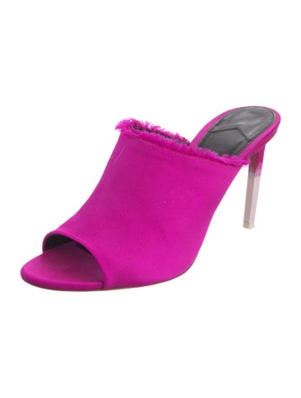 Tom Ford Satin Fringe Trim Accent Slides