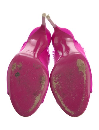 Tom Ford Satin Fringe Trim Accent Slides