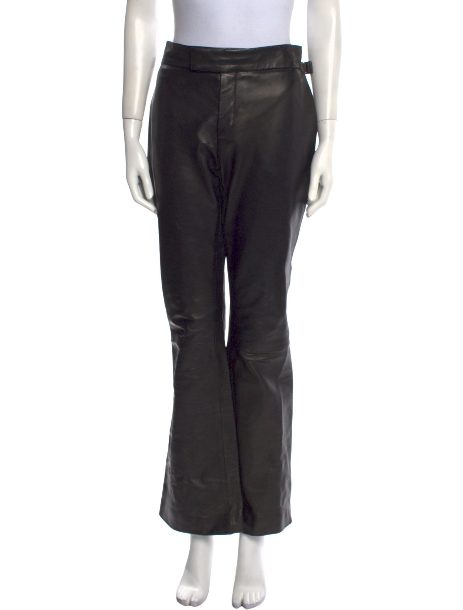 Tom Ford Lamb Leather Wide Leg Pants