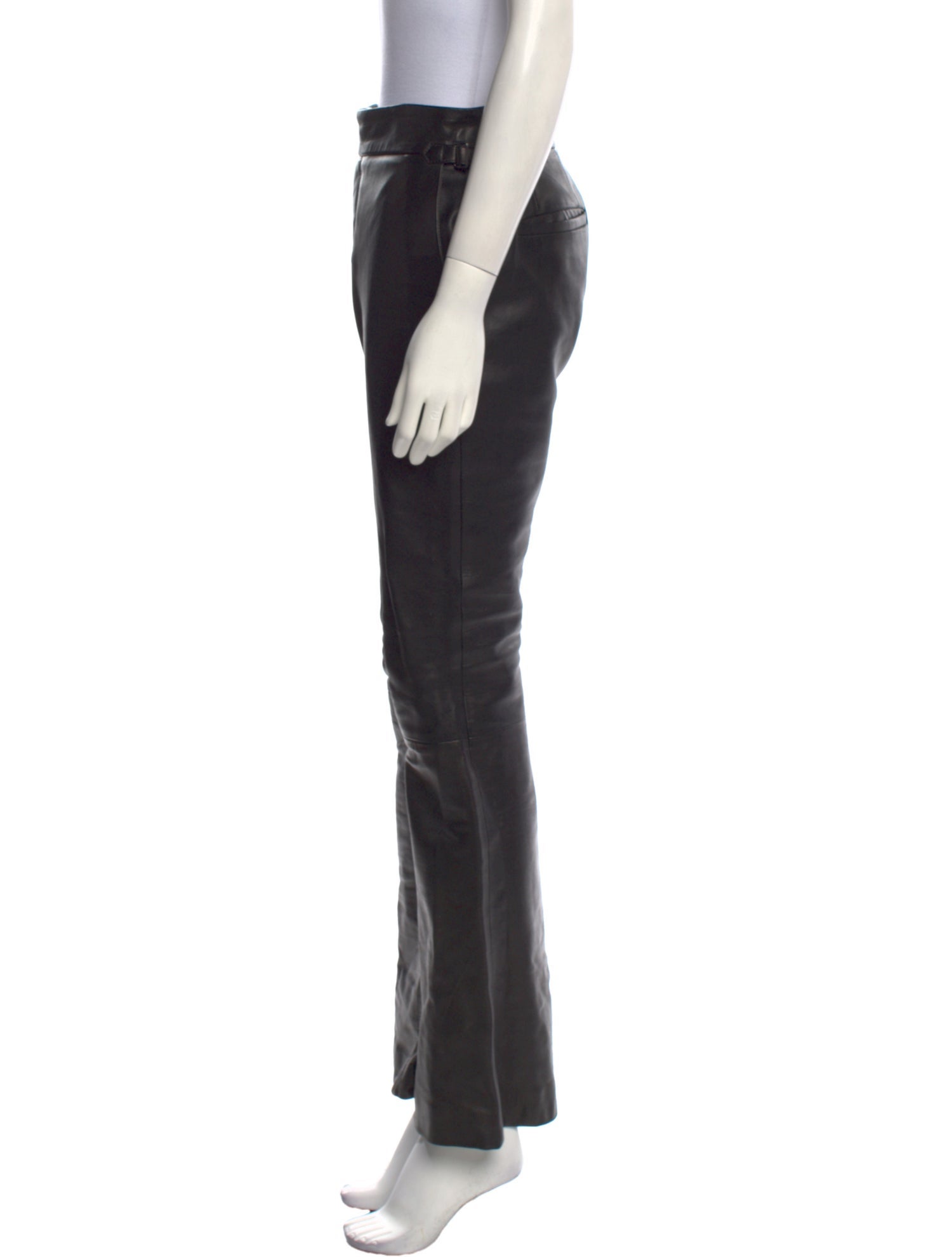 Tom Ford Lamb Leather Wide Leg Pants