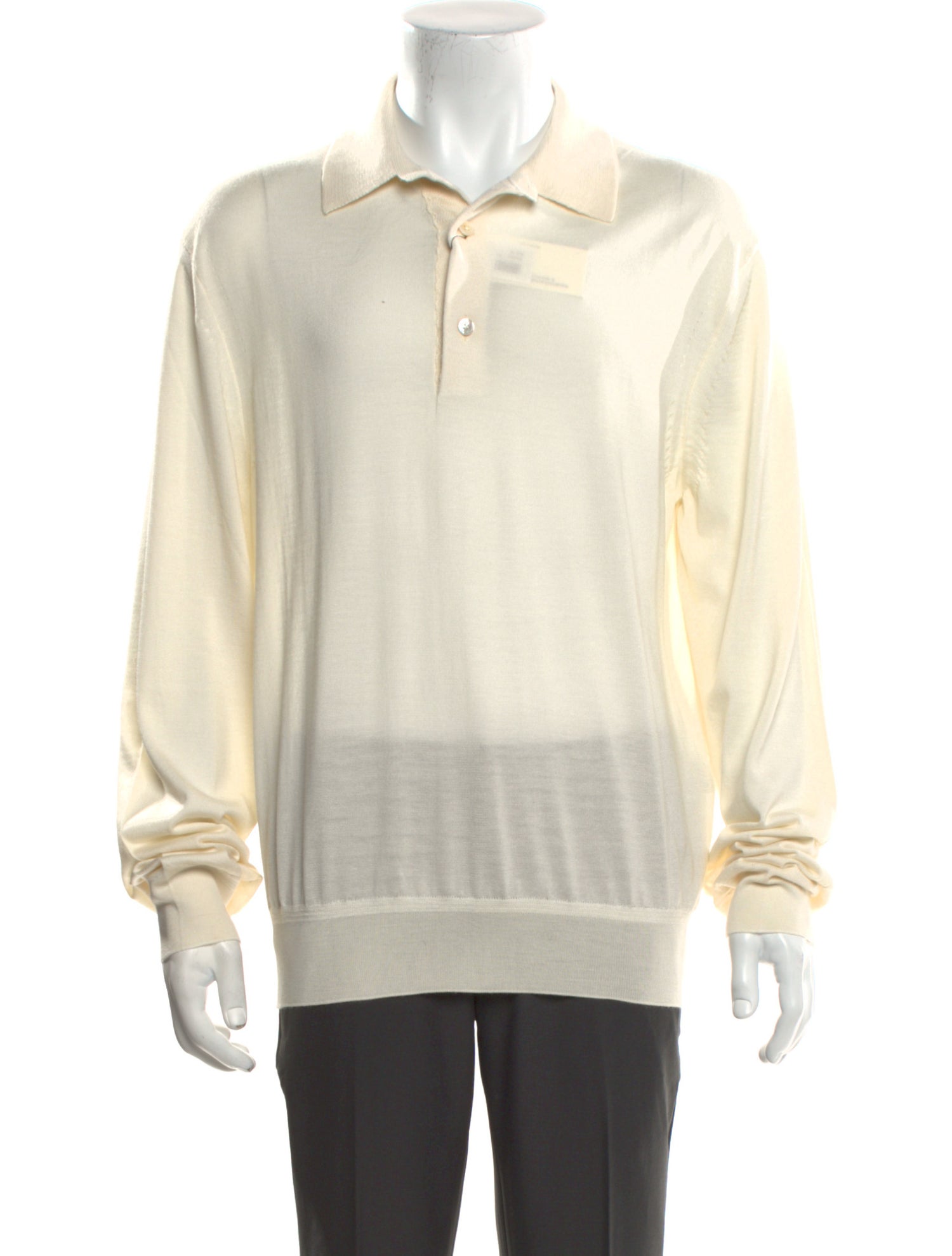 Tom Ford Cashmere Mock Neck Polo Sweater w/ Tags