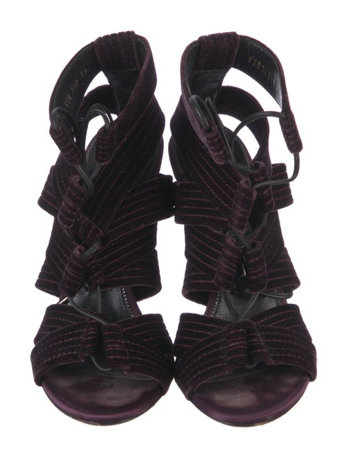 Tom Ford Velvet Gladiator Sandals