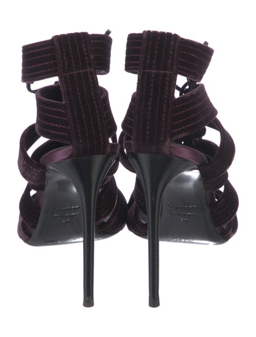 Tom Ford Velvet Gladiator Sandals