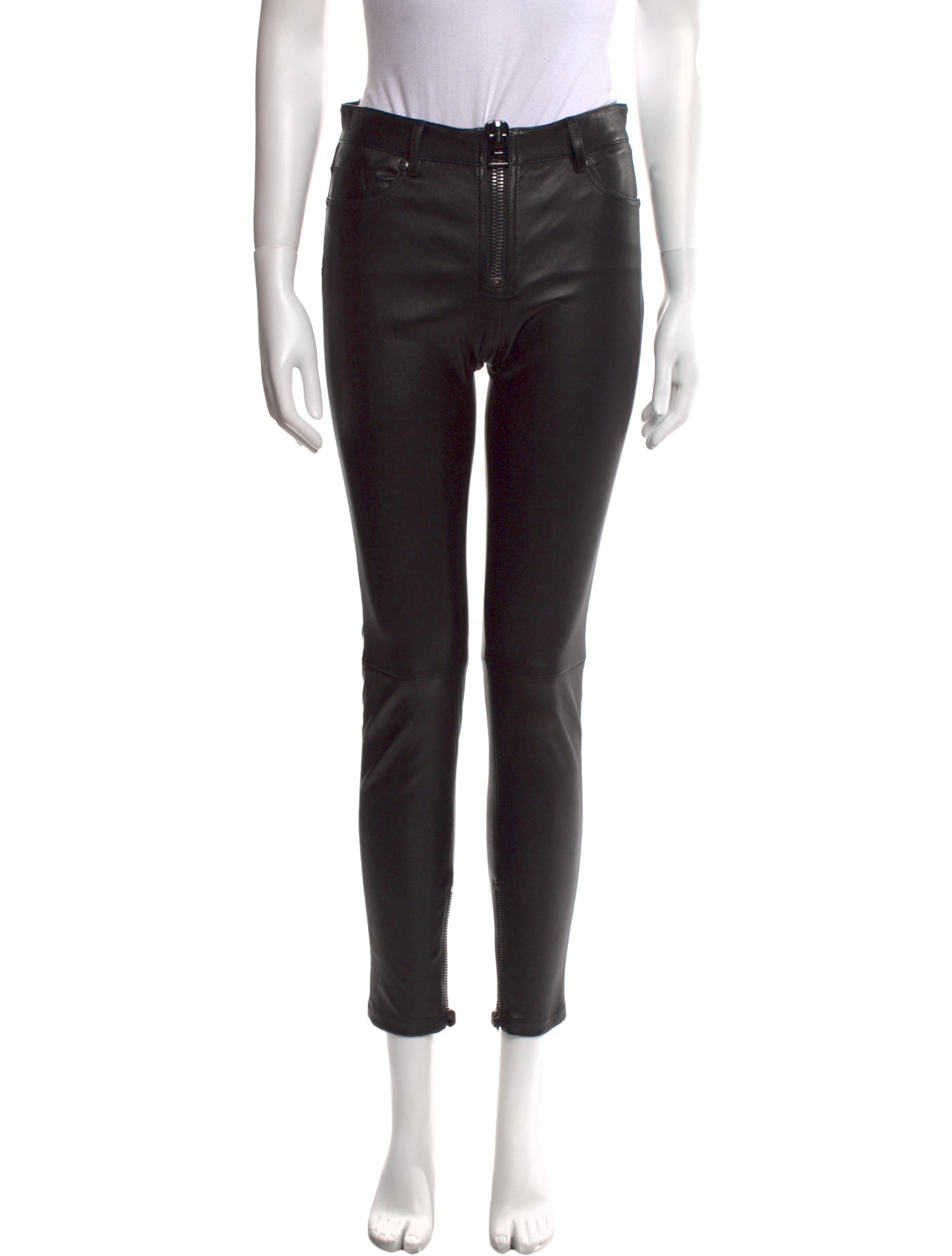 Tom Ford Leather Skinny Leg Pants