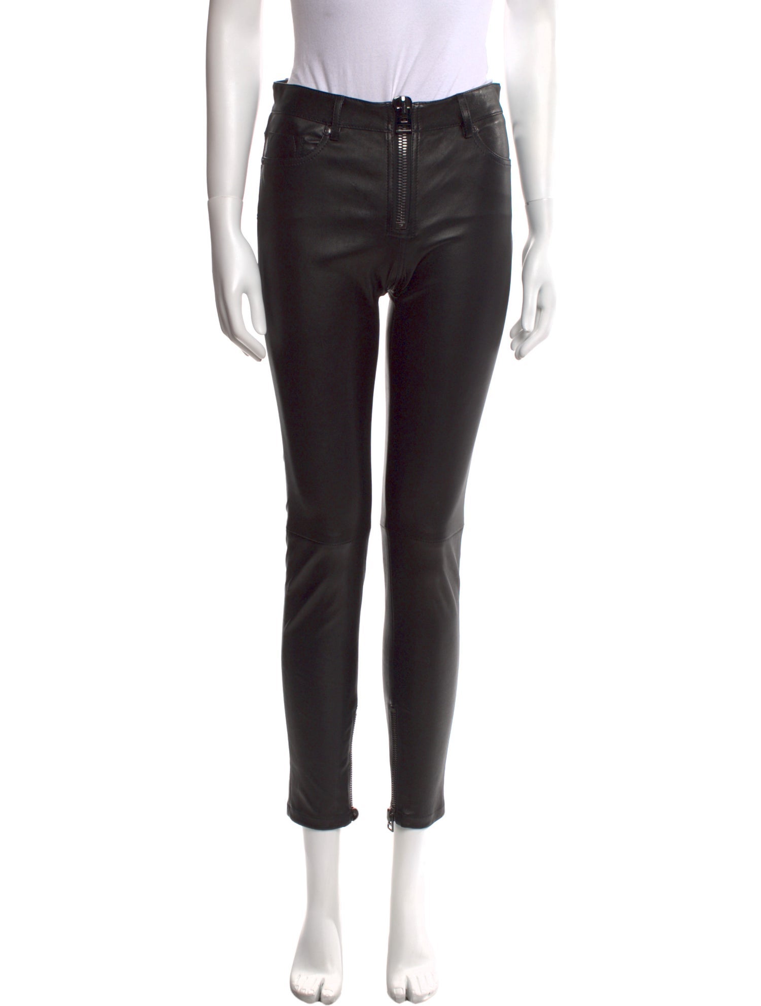 Tom Ford Leather Skinny Leg Pants