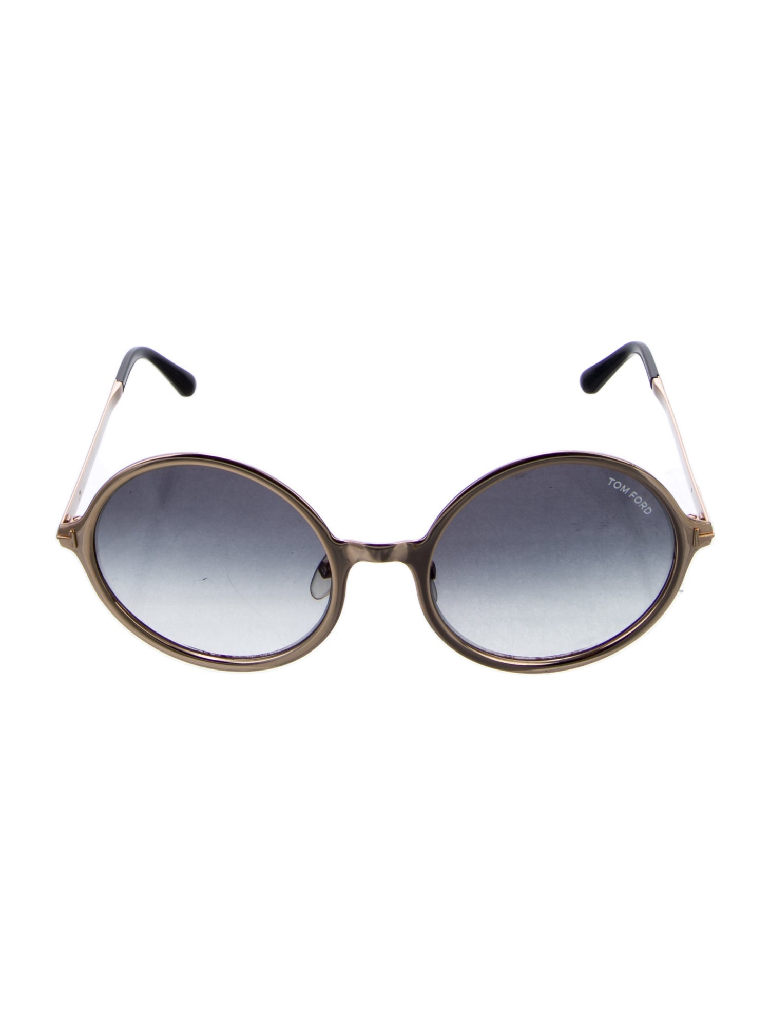 Tom Ford Round Gradient Sunglasses