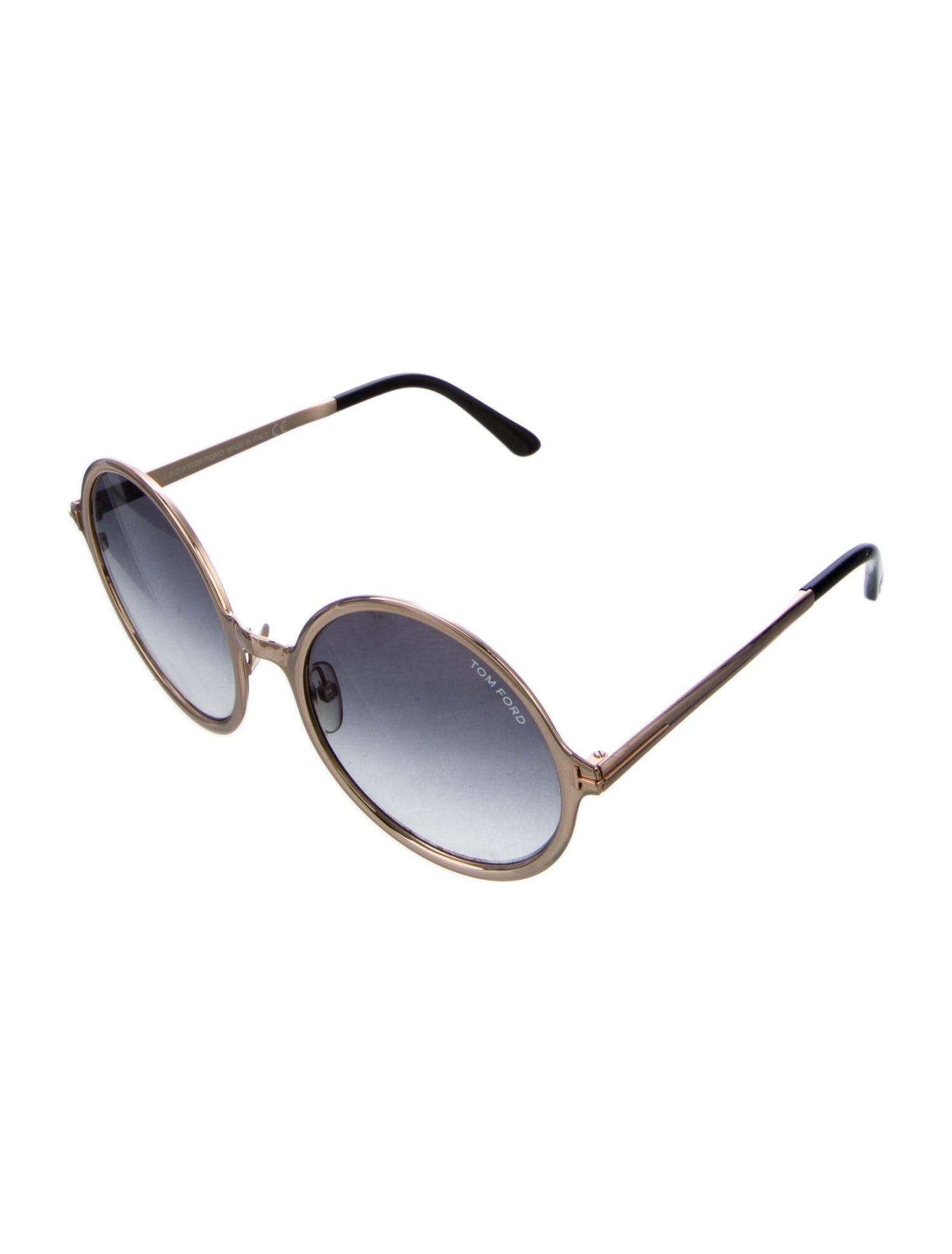 Tom Ford Round Gradient Sunglasses