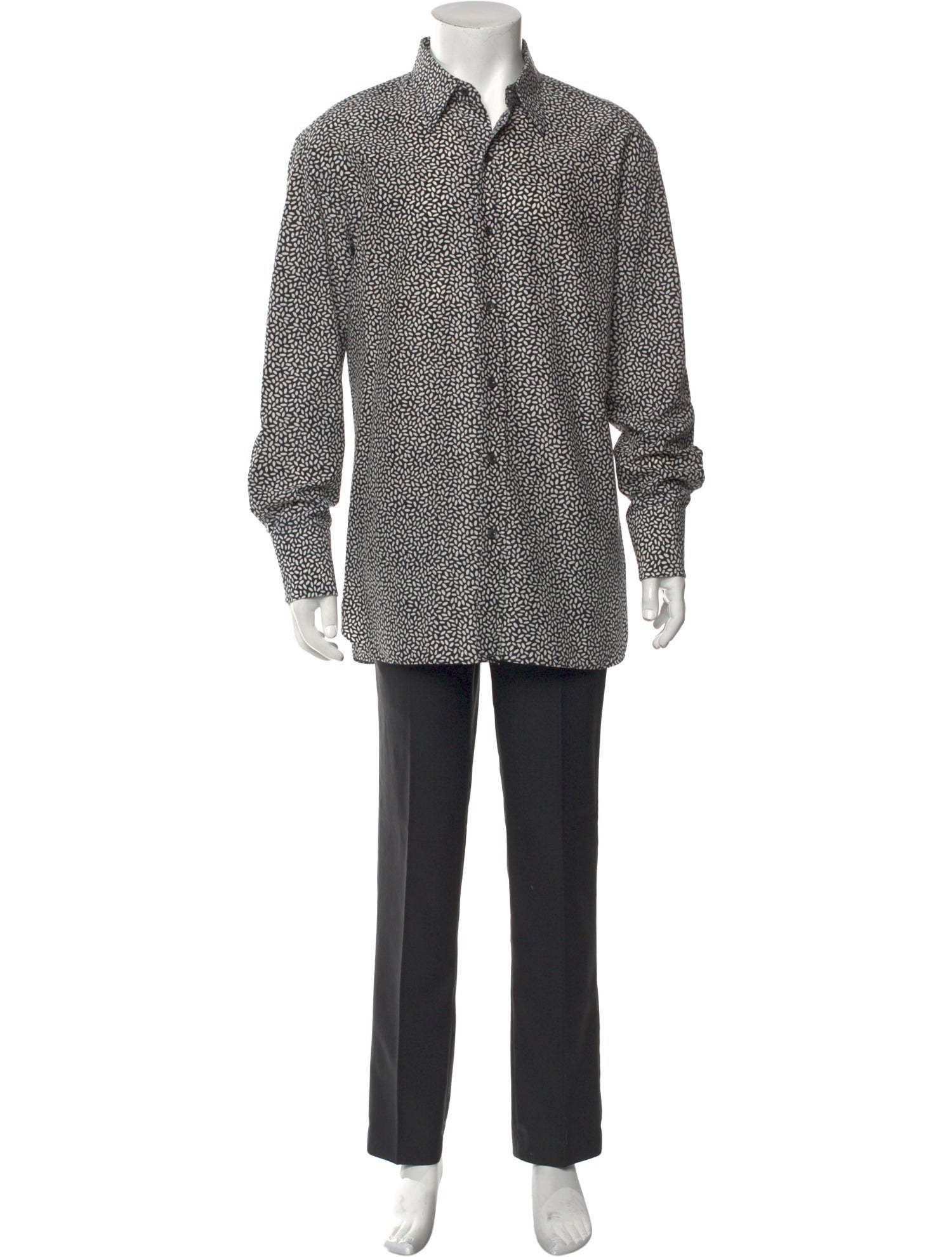Tom Ford Printed Long Sleeve Shirt