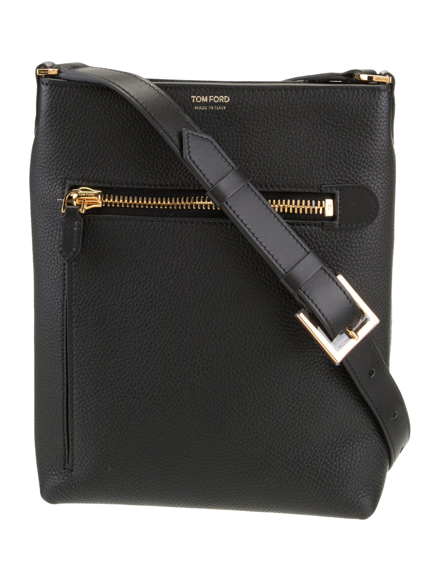 Tom Ford Leather Messenger Bag w/ Tags