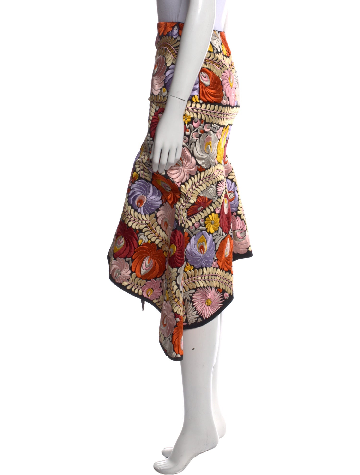 Tom Ford Floral Print Knee-Length Skirt
