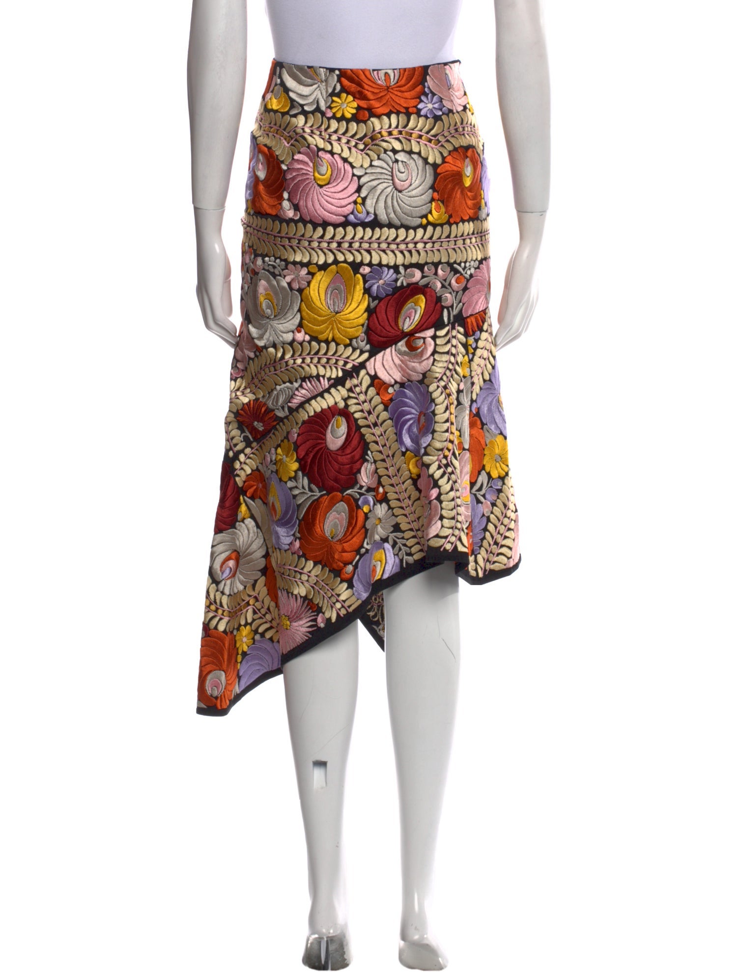 Tom Ford Floral Print Knee-Length Skirt