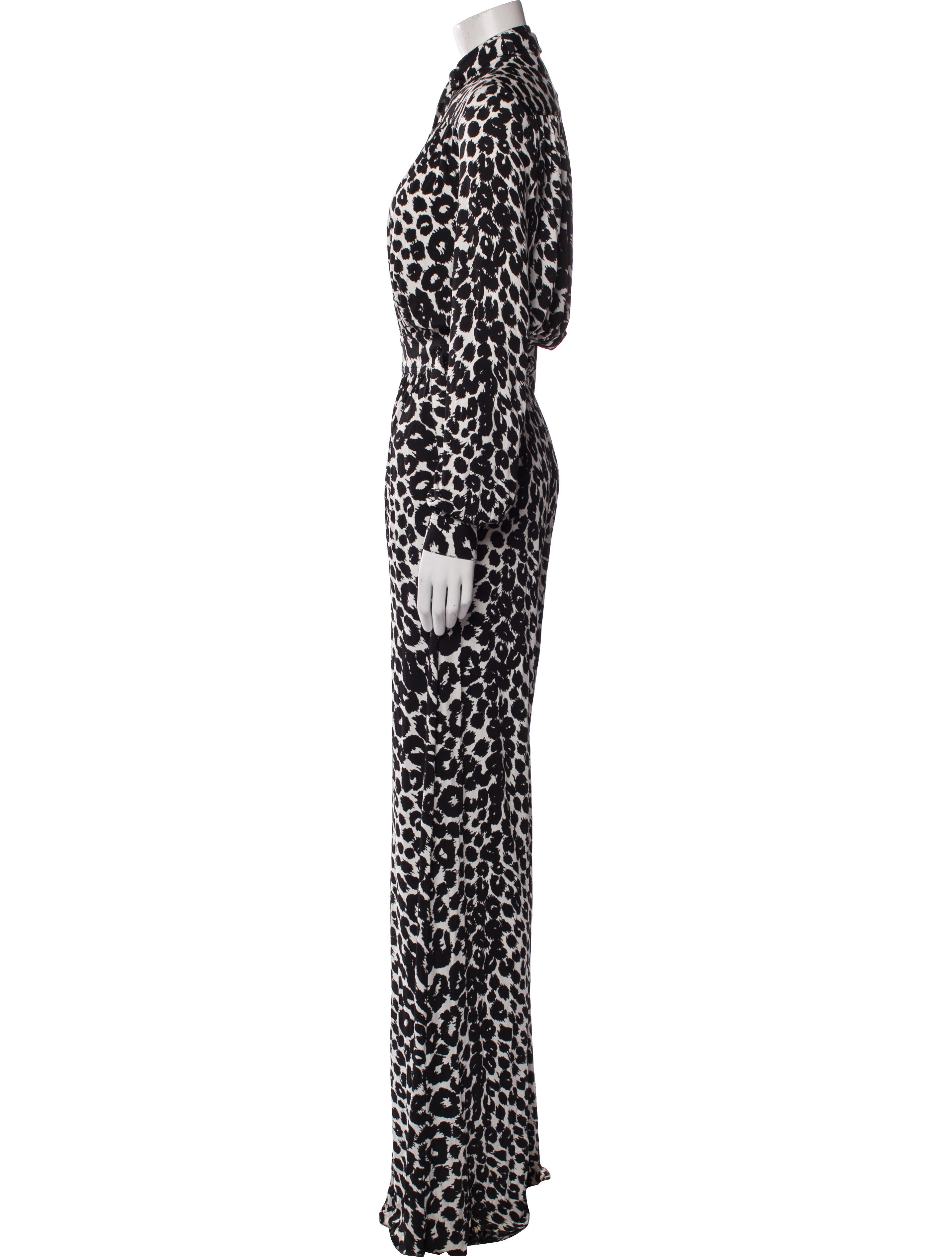 Tom Ford Printed Mock Neck Jumpsuit