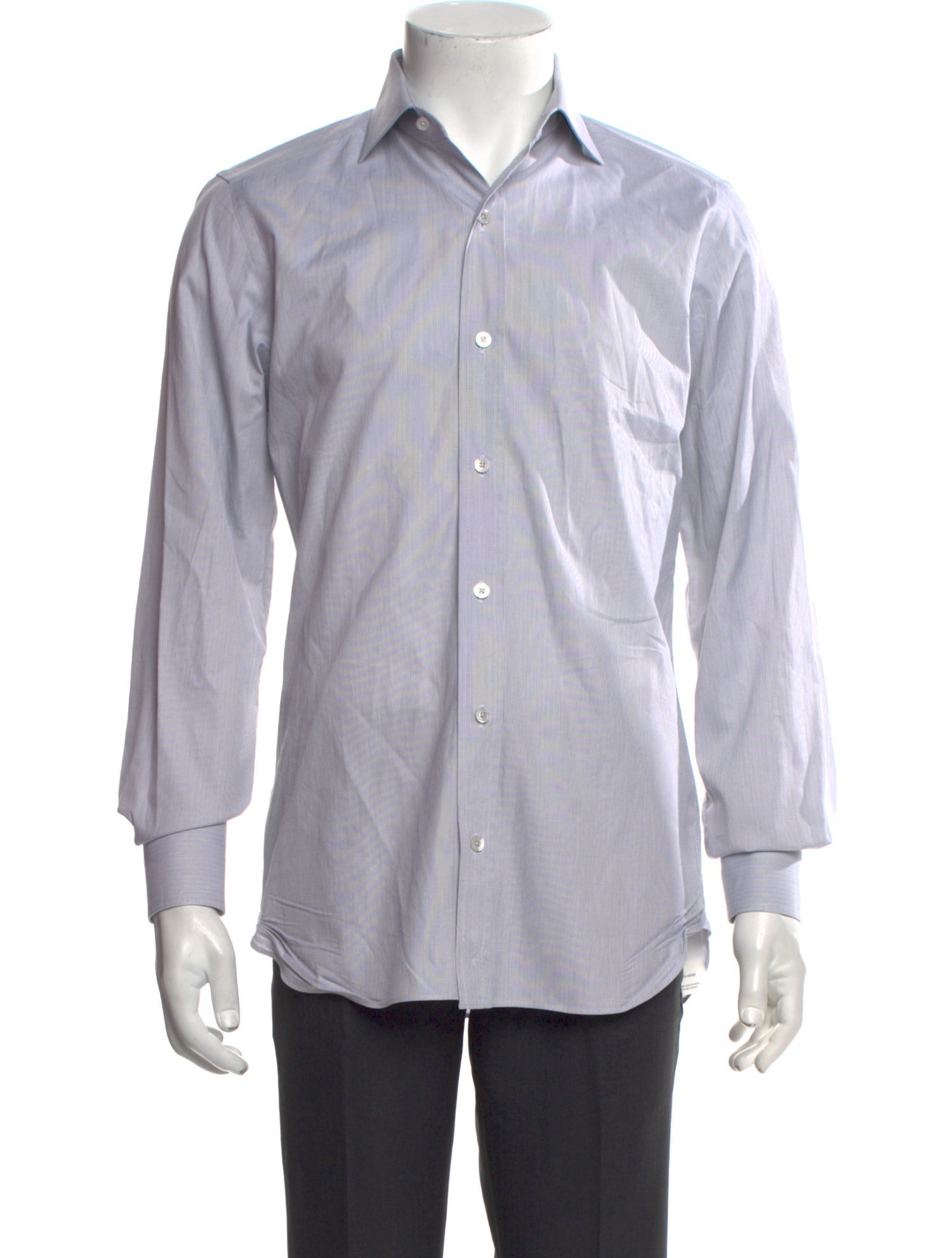 Tom Ford Striped Long Sleeve Dress Shirt